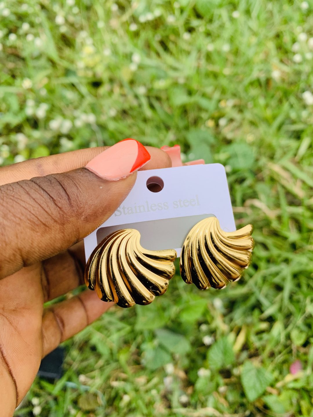Stainless steel earrings 010