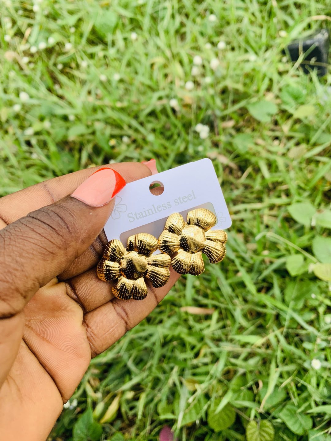 Stainless steel earrings 011