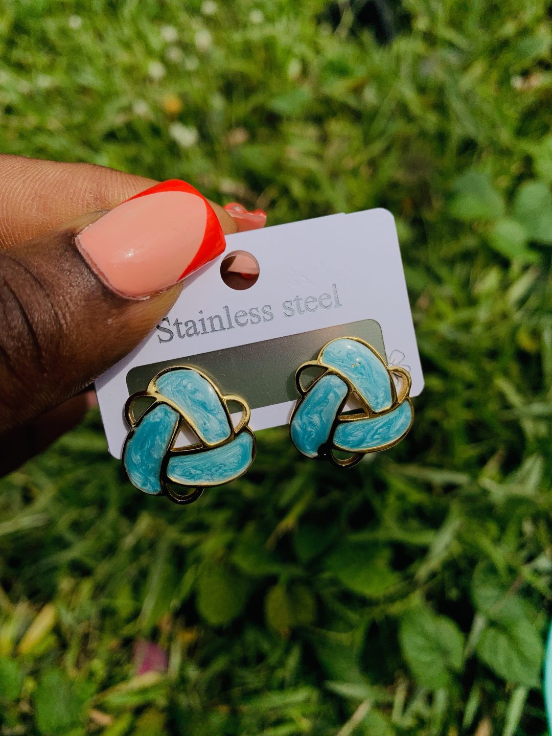 Stainless steel earrings 013