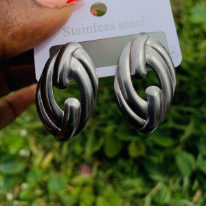 Stainless steel earrings 014