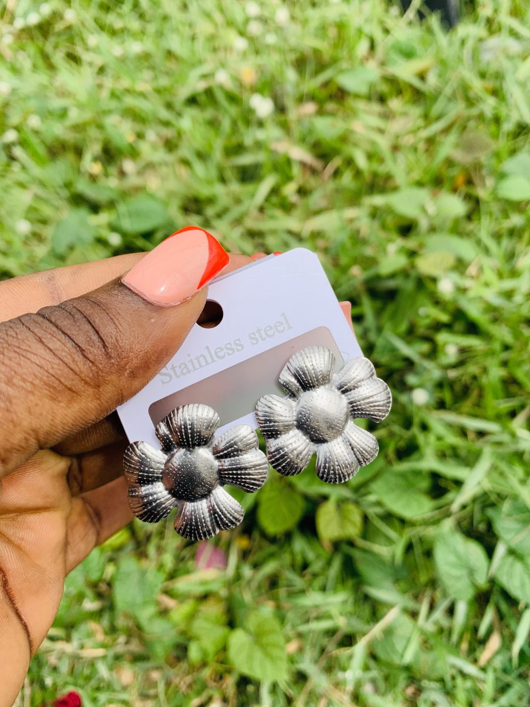 Stainless steel earrings 015