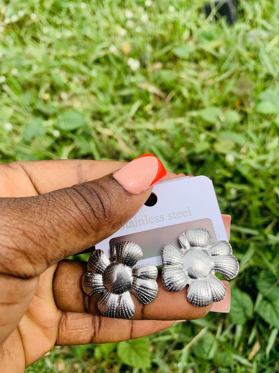 Stainless steel earrings 015 - Image 2