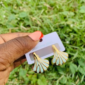 Stainless steel earrings 016