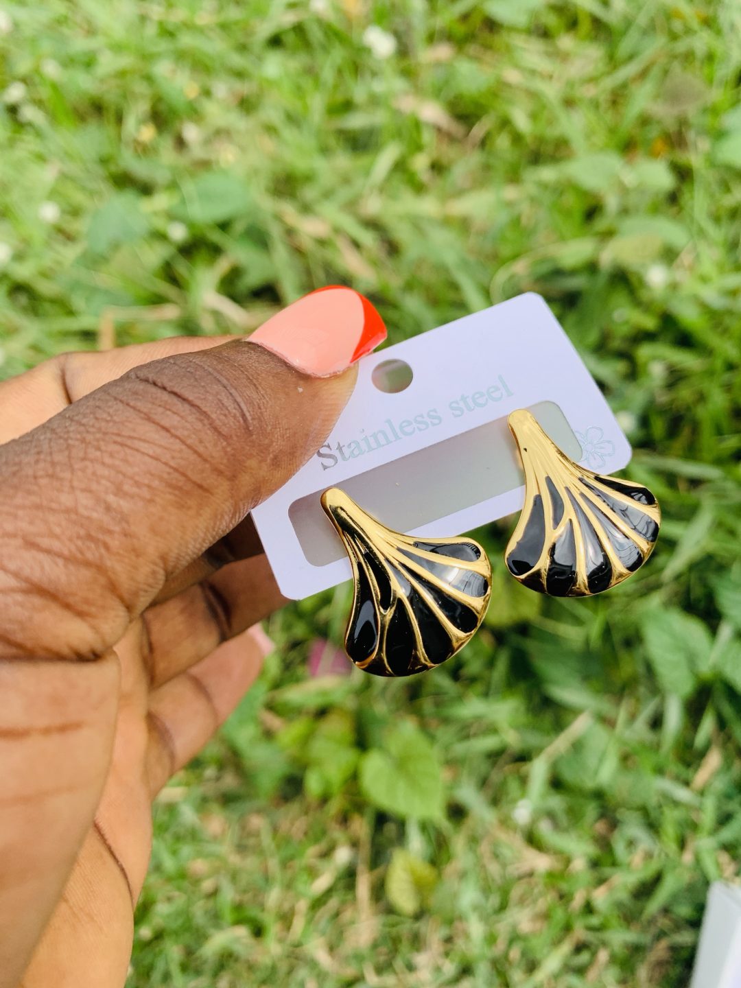 Stainless steel earrings 017
