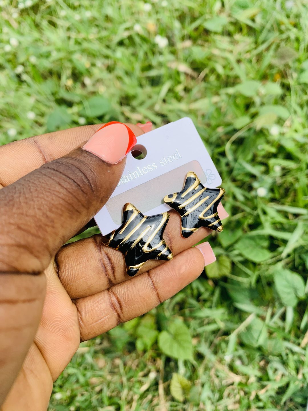 Stainless steel earrings 018