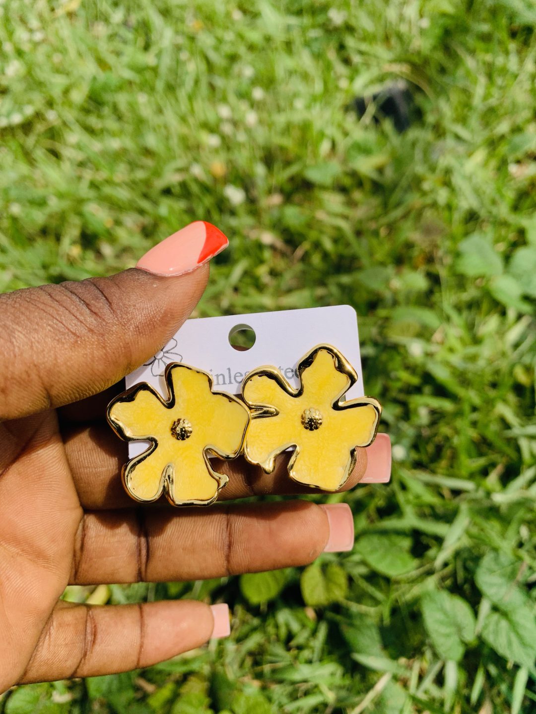 Stainless steel earrings 020