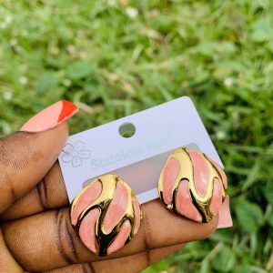 Stainless steel earrings 021