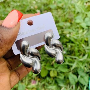 Stainless steel earrings 022