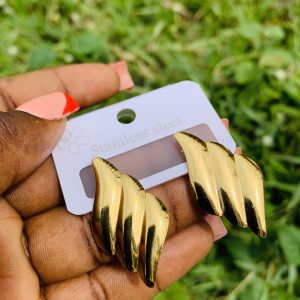 Stainless steel earrings 023