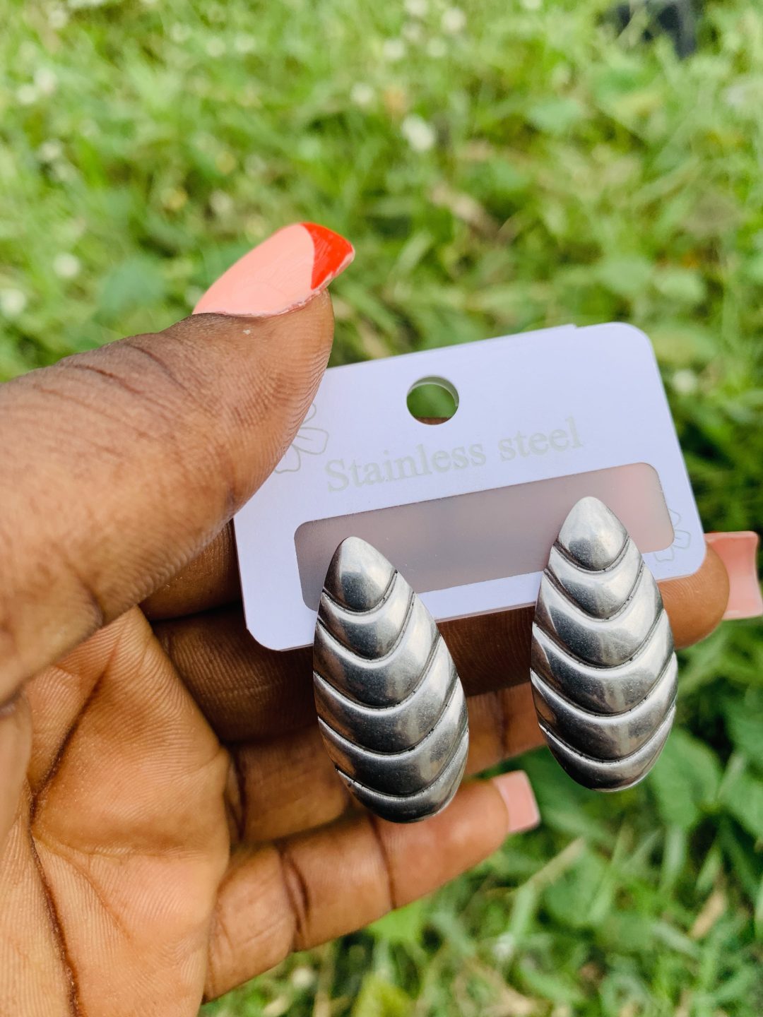 Stainless steel earrings 024