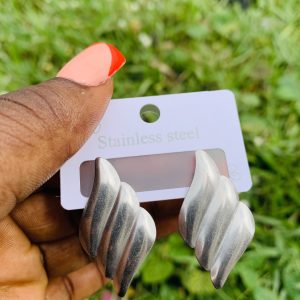 Stainless steel earrings 026