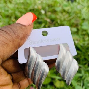 Stainless steel earrings 026