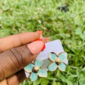 Stainless steel earrings 027