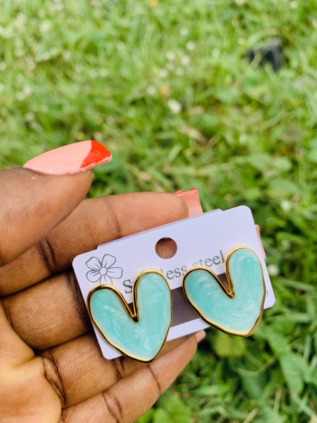 Stainless steel earrings 029