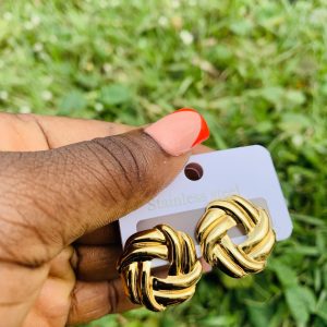 Stainless steel earrings 030