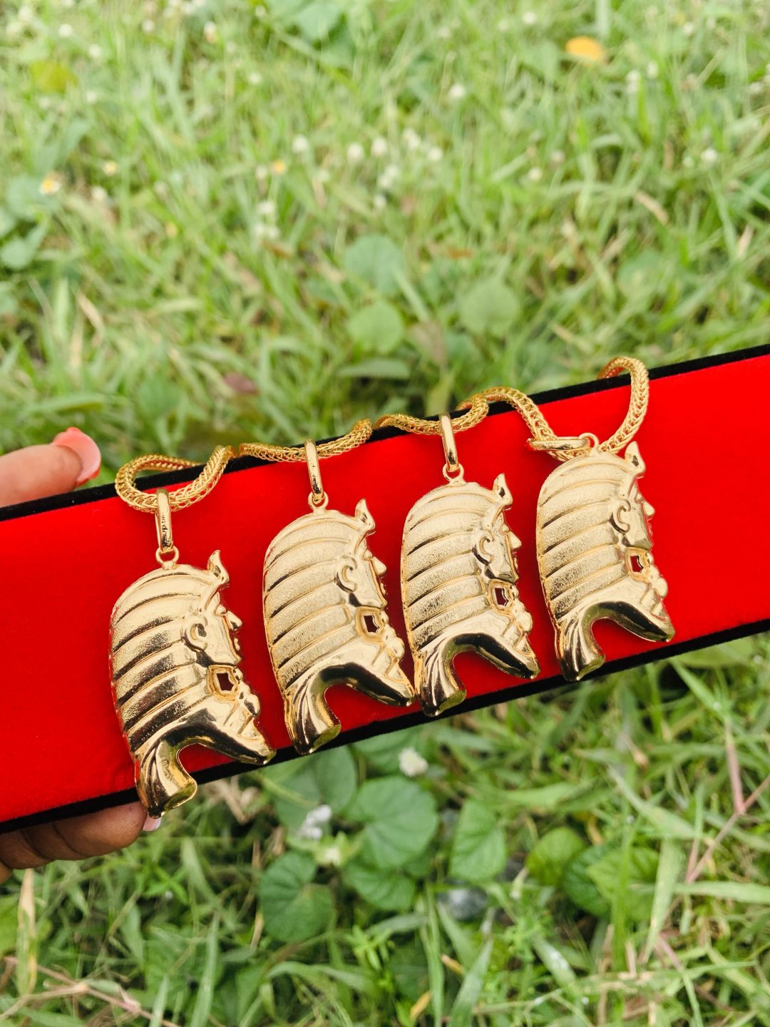 Male Gold Steel necklace 002 - Image 3