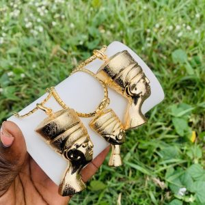 Male Gold Steel necklace 005