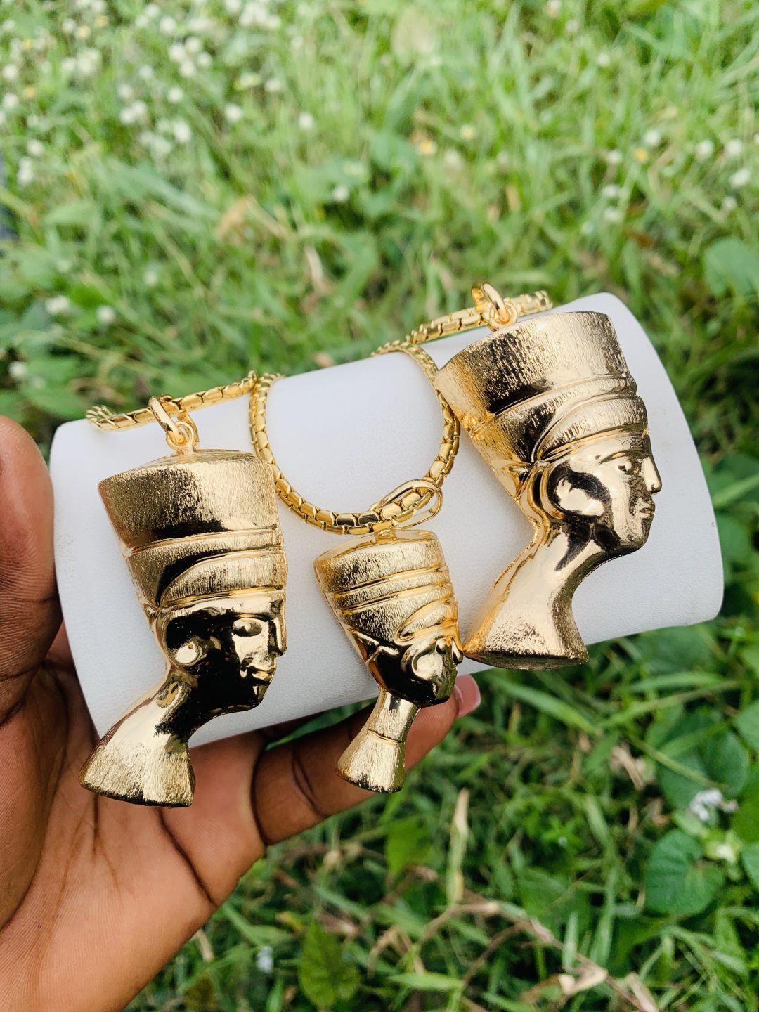 Male Gold Steel necklace 005 - Image 3