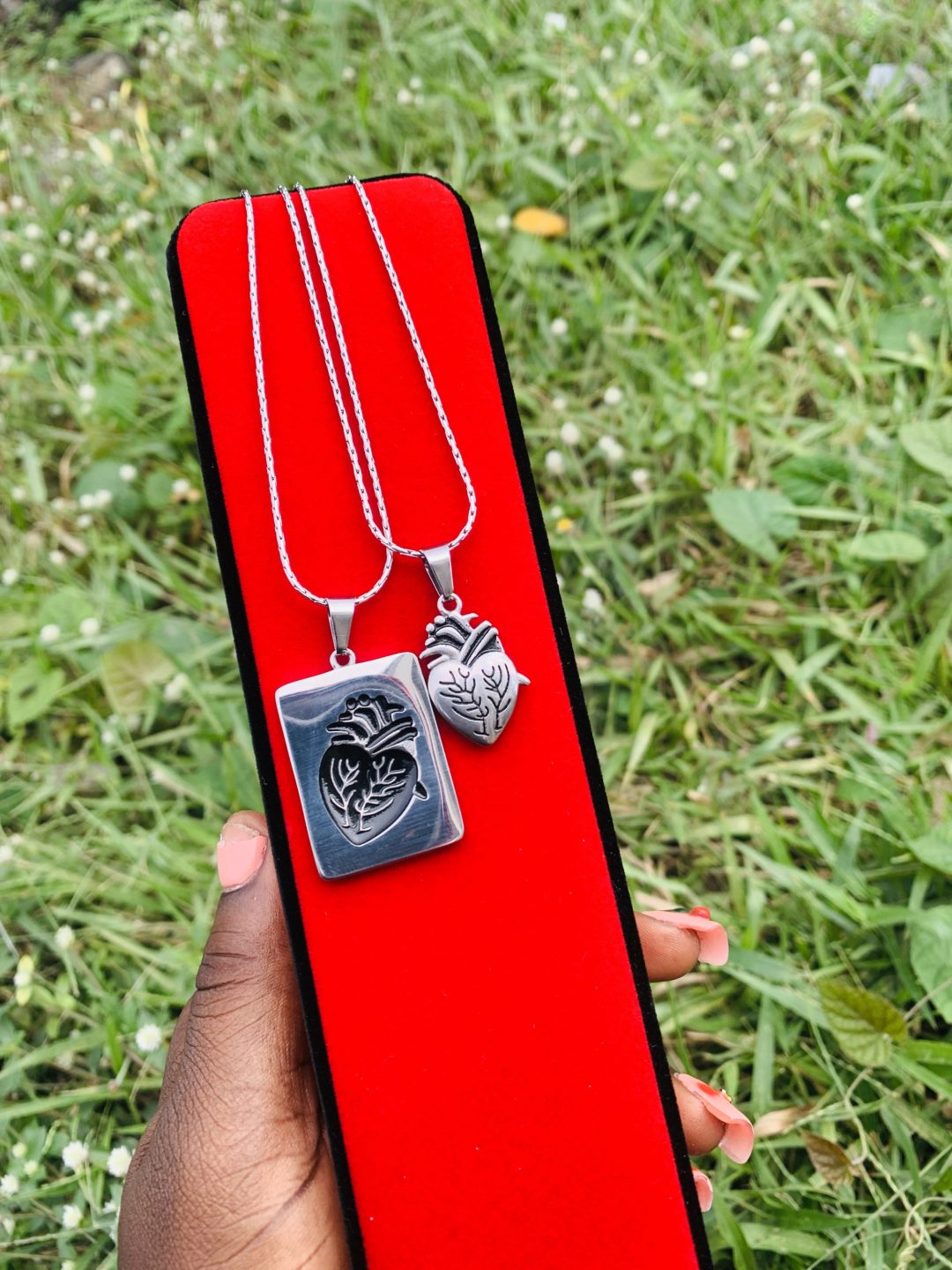 Anatomy silver necklace - Image 3