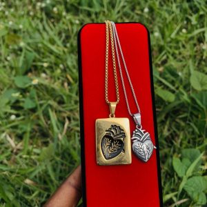 Anatomy silver/Gold necklace