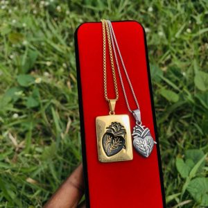 Anatomy silver/Gold necklace