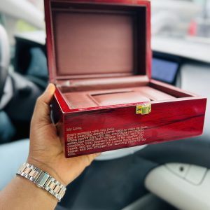 Engraved Formica watch box