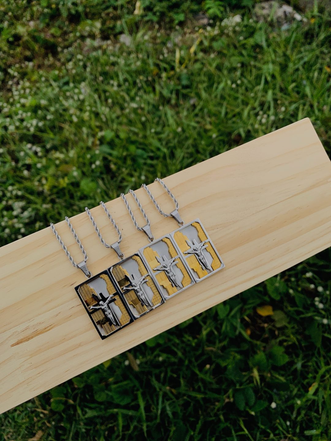 Male steel necklace 005