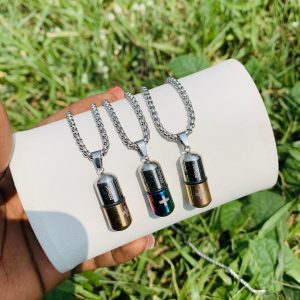 Male steel necklace 007