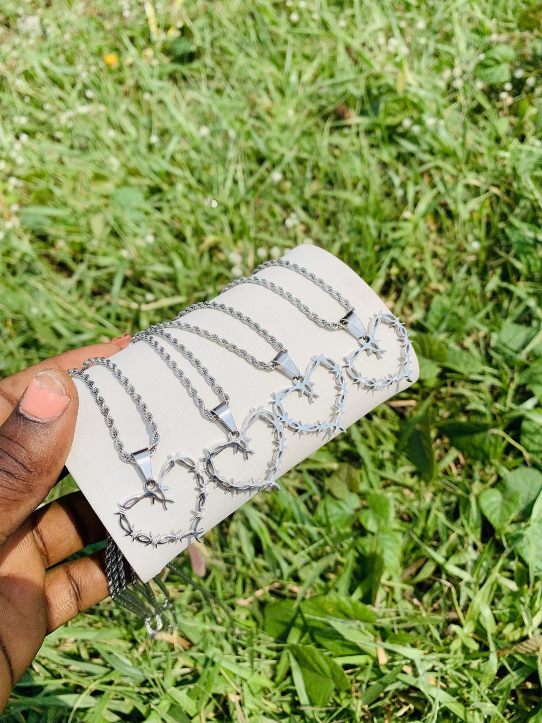 Unisex steel necklace 009