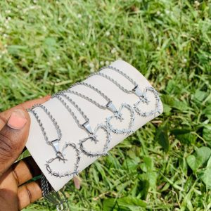 Unisex steel necklace 009