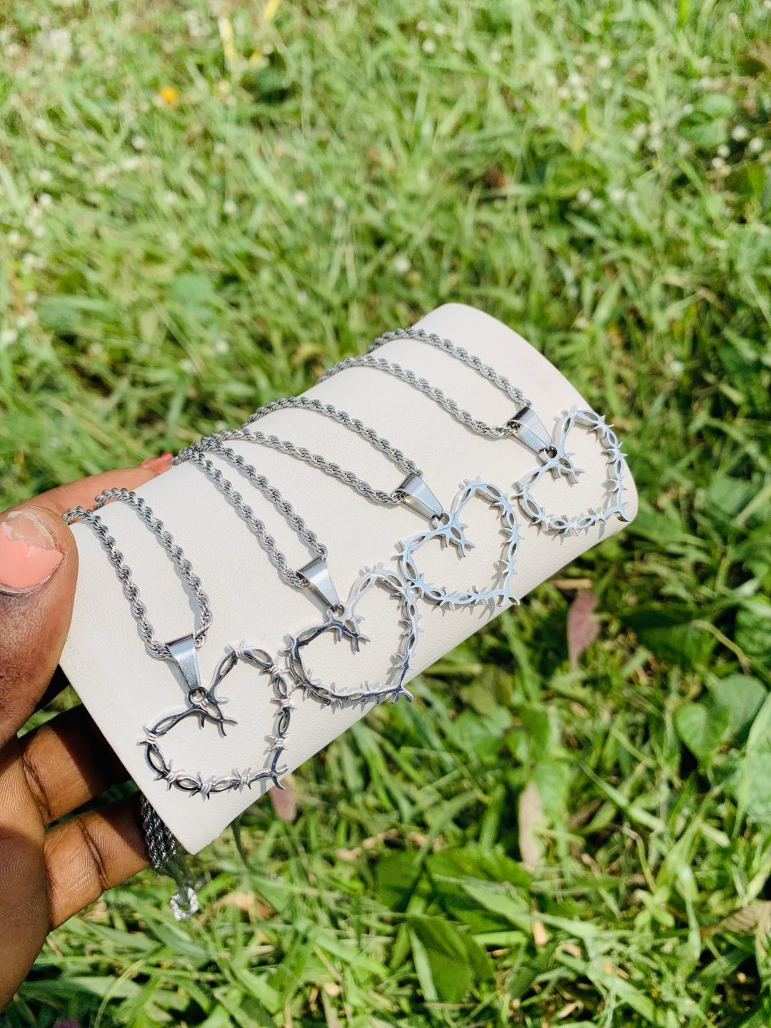 Unisex steel necklace 009 - Image 2