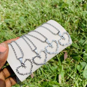 Unisex steel necklace 009