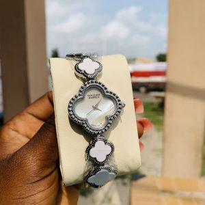 Van clef silver white face