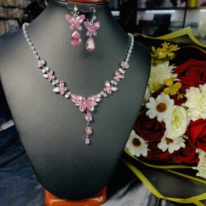 Pink stone fashion set 004