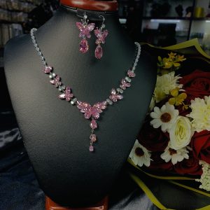 Pink stone fashion set 004