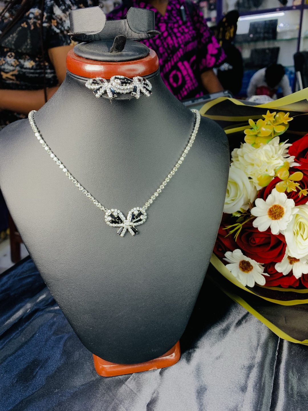 Black stone butterfly fashion set 007 - Image 6