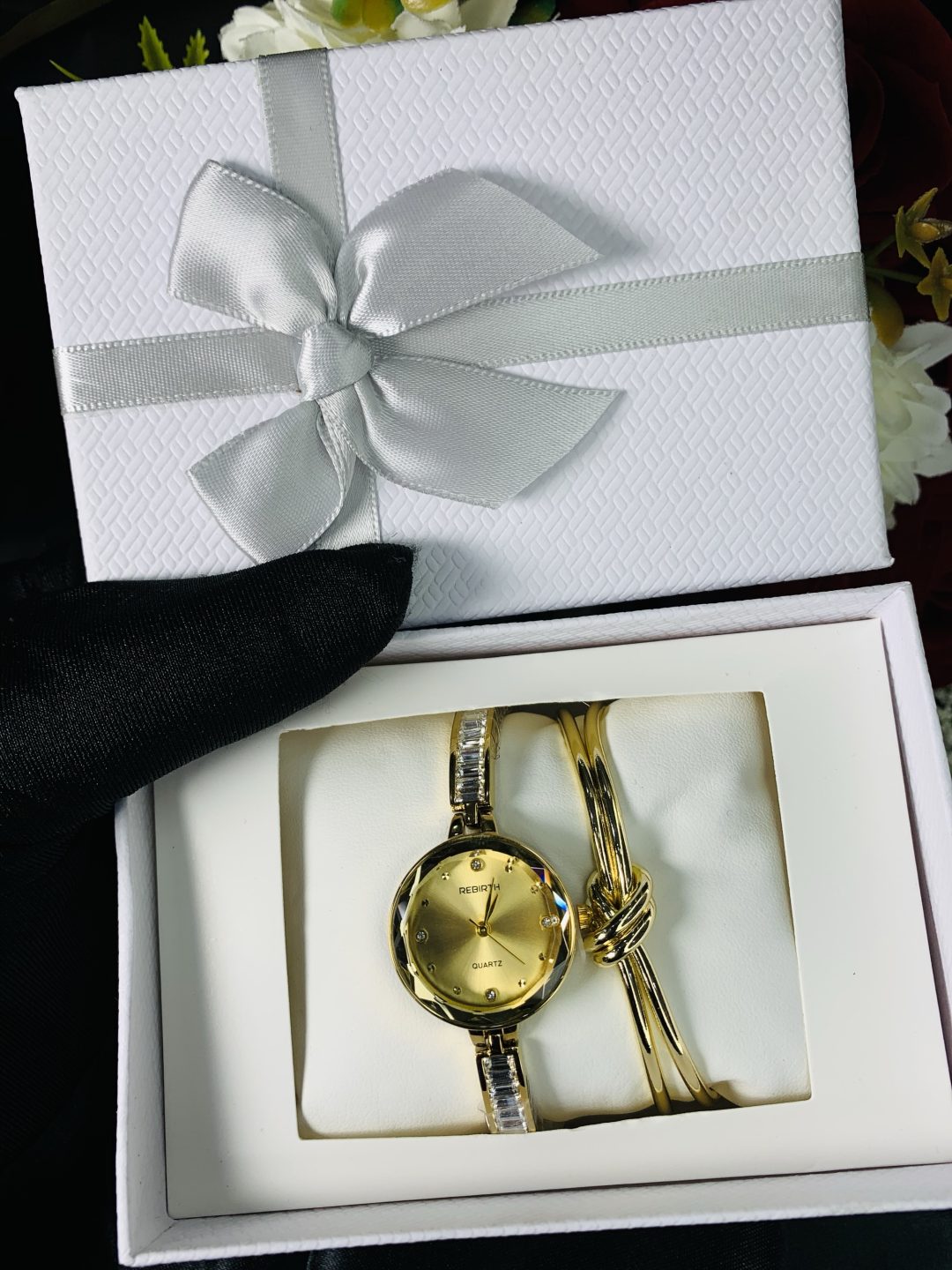 Rebirth gold watch combo comes with exact box - Image 5