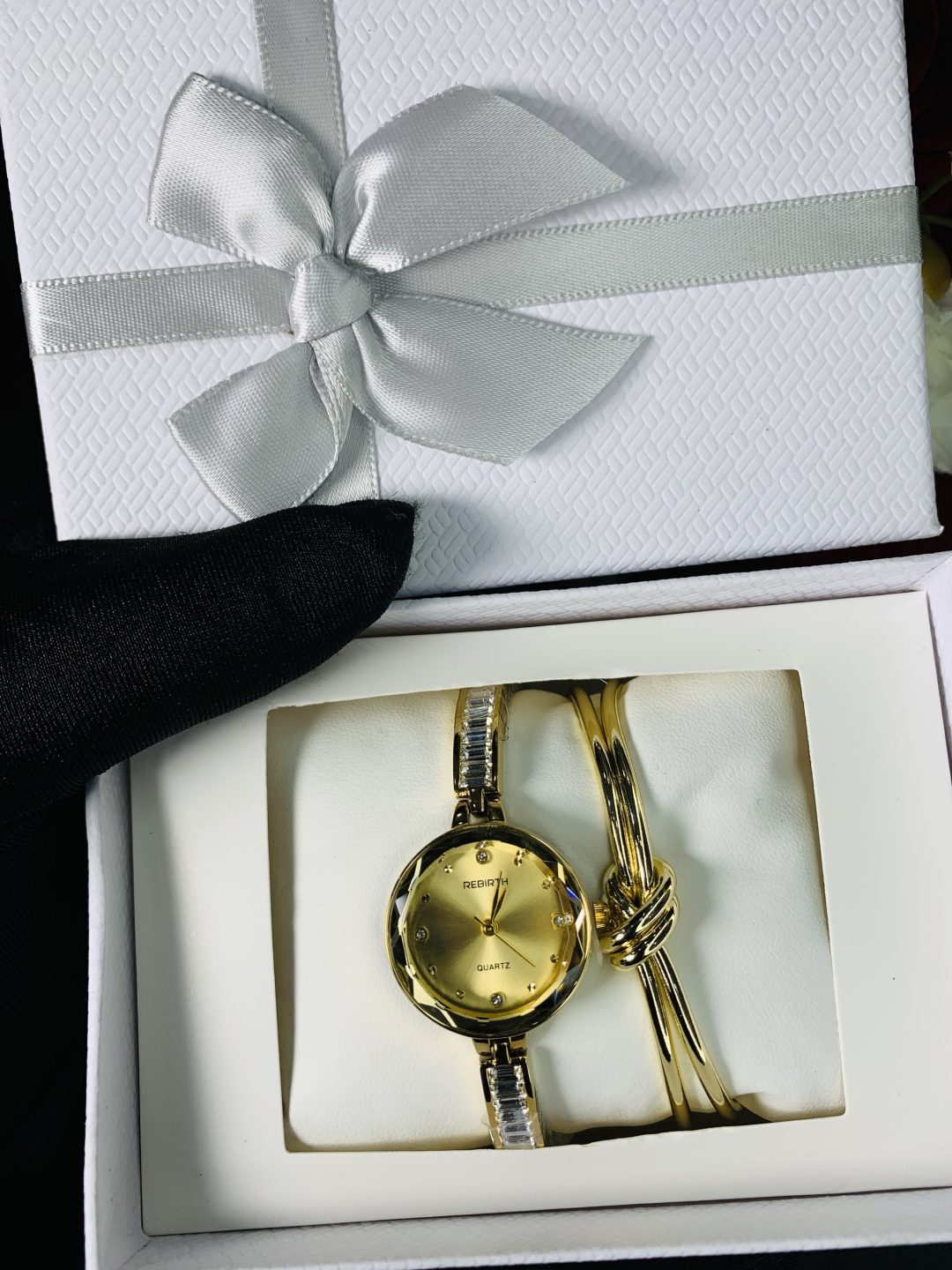 Rebirth gold watch combo comes with exact box