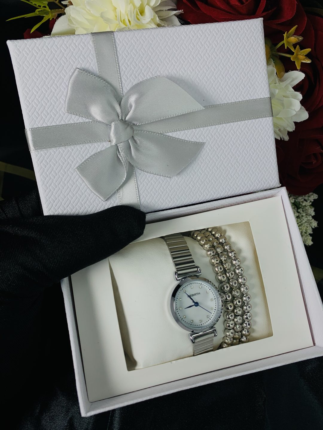 Rebirth silver ice dial combo comes with exact box