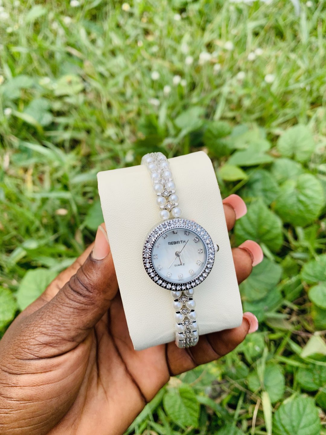 Rebirth silver pearl watch - Image 5