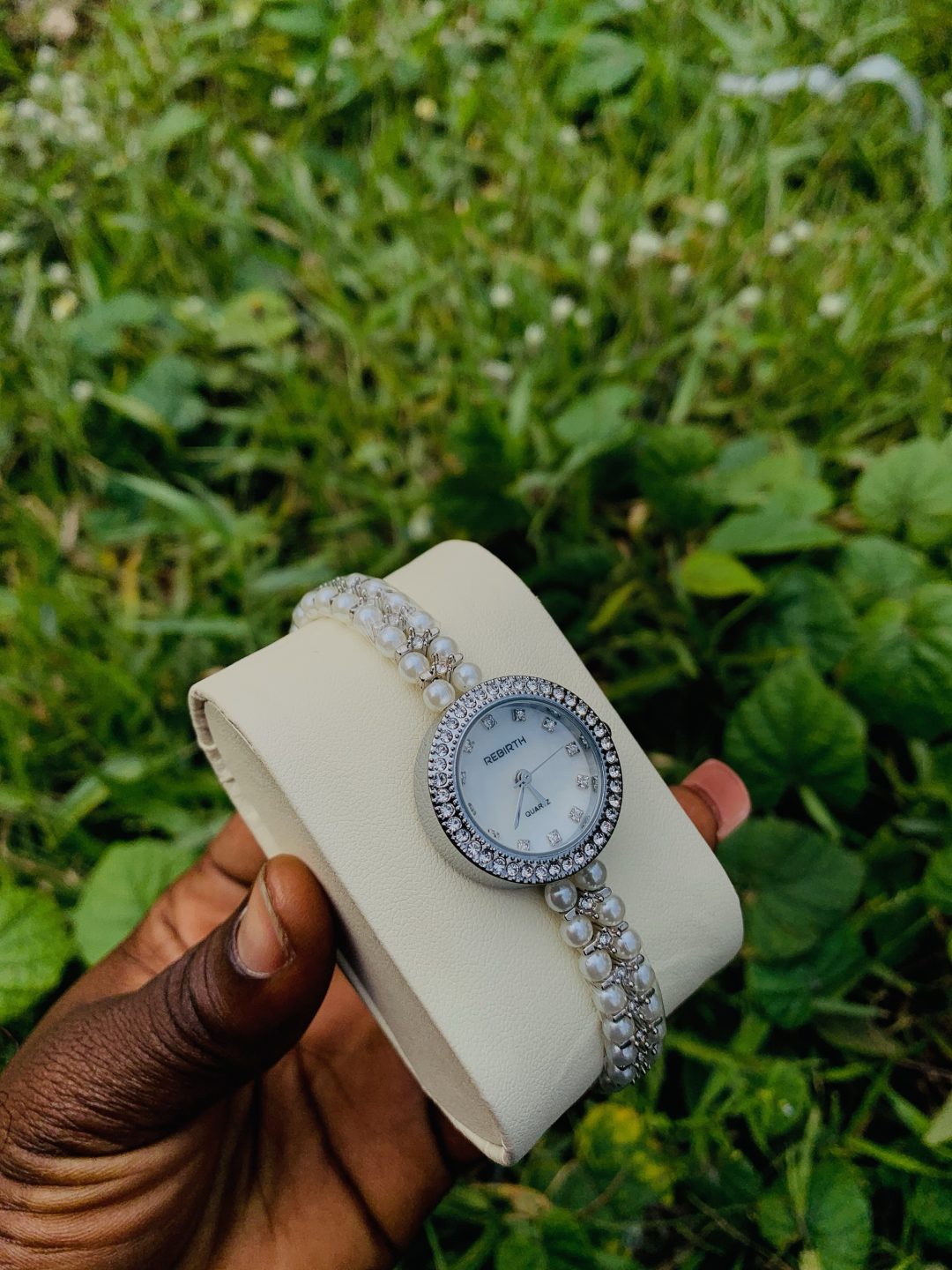 Rebirth silver pearl watch - Image 2