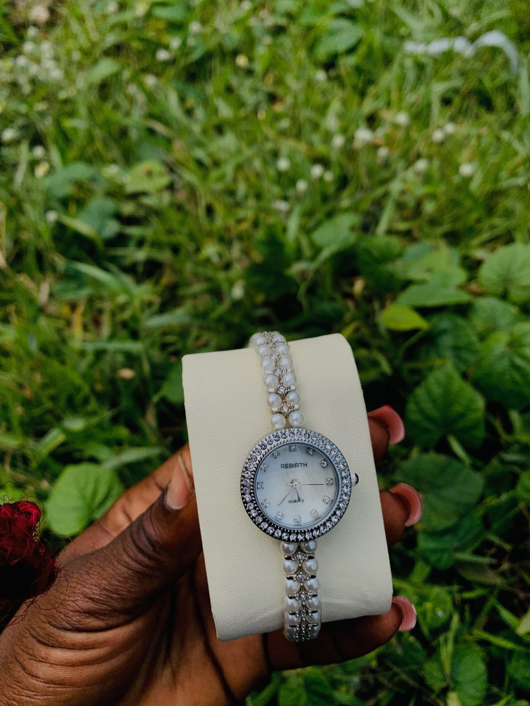 Rebirth silver pearl watch - Image 3