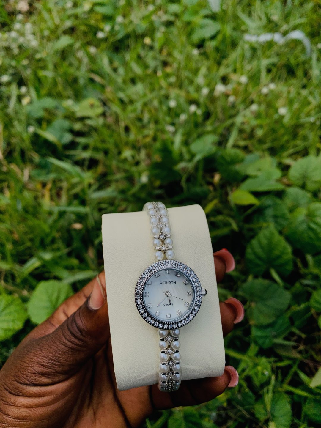 Rebirth silver pearl watch - Image 4