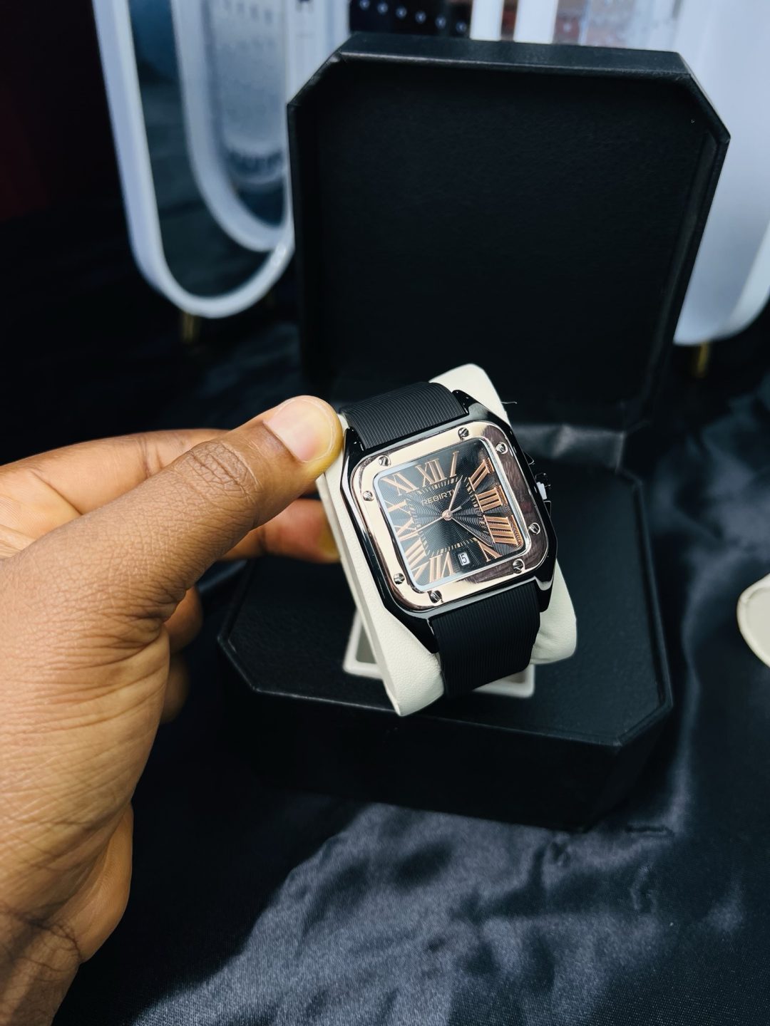 Rebirth Male face rubber watch with day and date! - Image 4