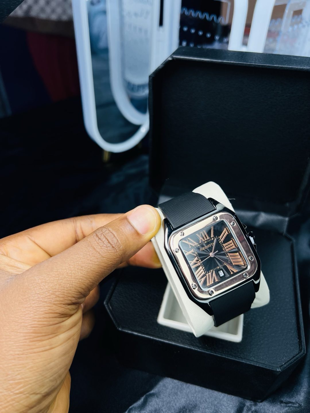Rebirth Male face rubber watch with day and date! - Image 2