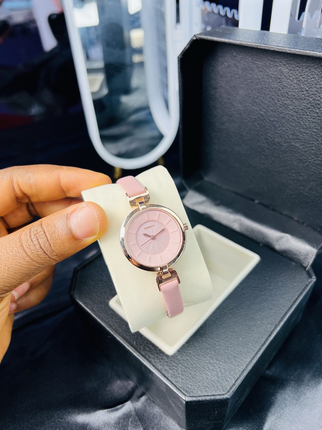 Rebirth Pink leather watch - Image 2