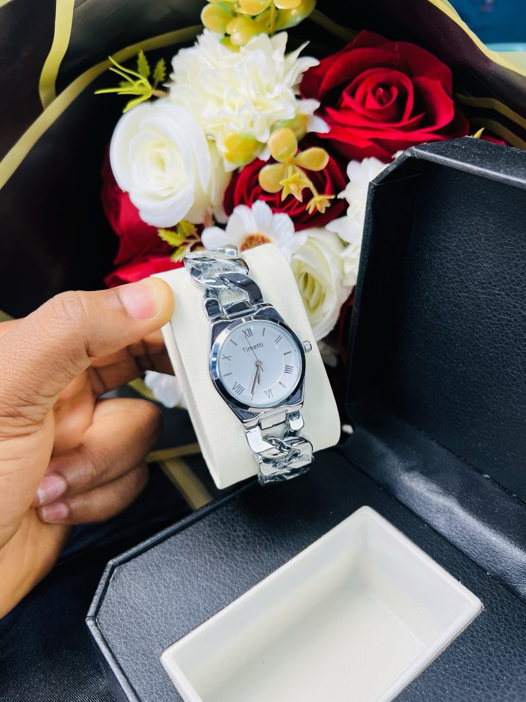 Rebirth silver Timetti watch - Image 4