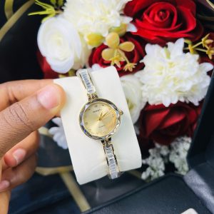 Rebirth gold ice holographic watch