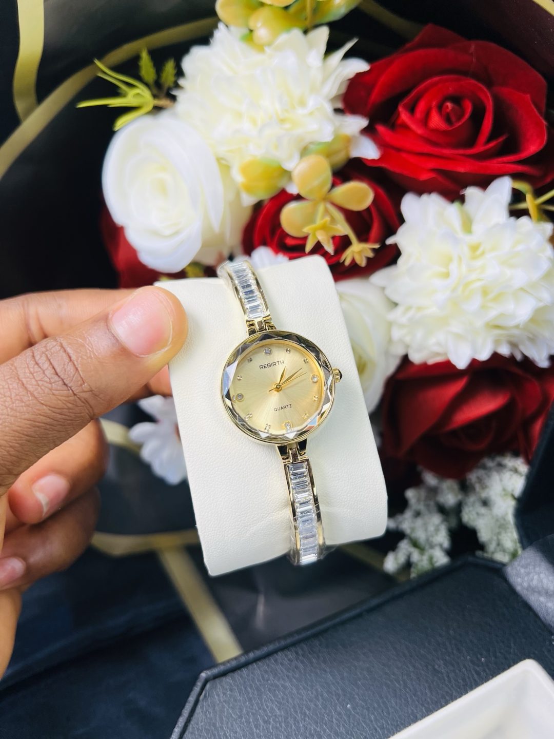 Rebirth gold ice holographic watch - Image 2