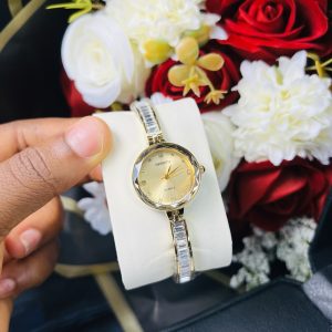Rebirth gold ice holographic watch
